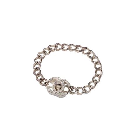 chanel logo heart sterling and 14k id bracelt|chanel no 5 bracelet.